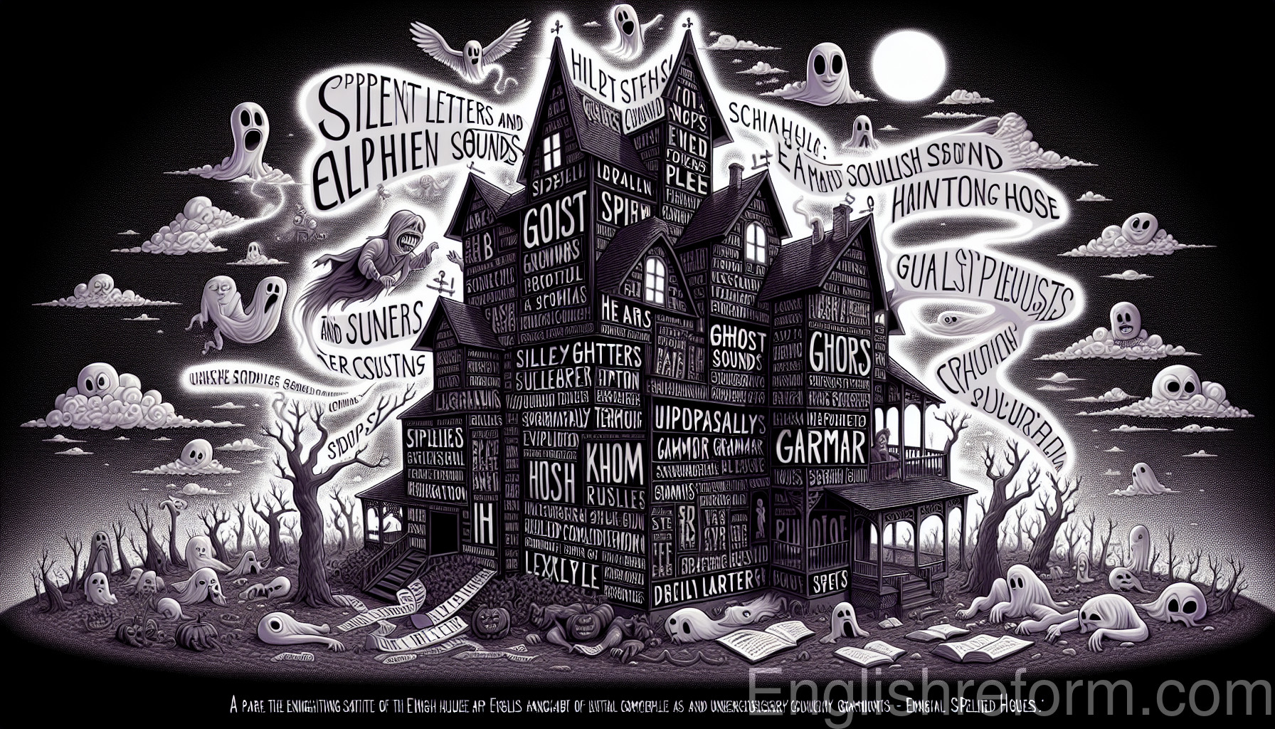 Silent Letters and Ghost Sounds — The Alphabet’s Haunted House